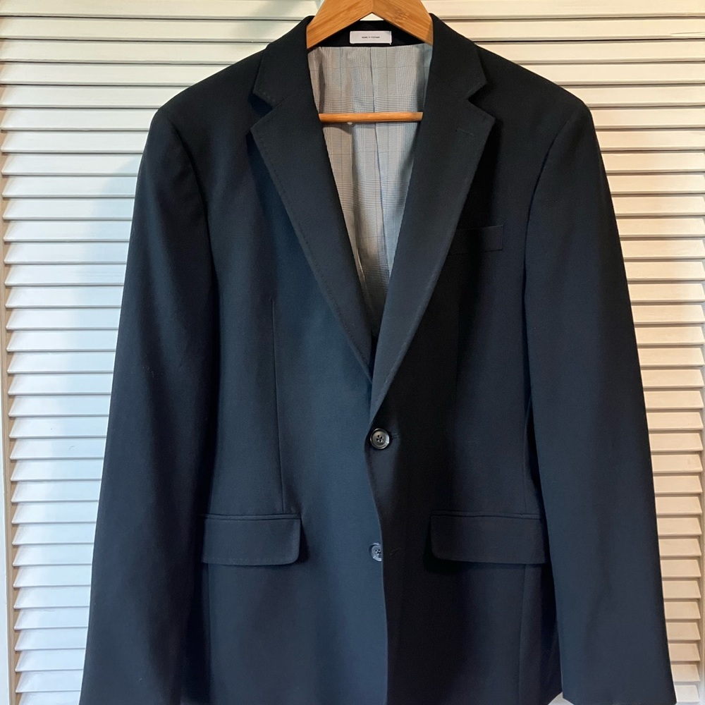 Fitted Black Men's Blazer